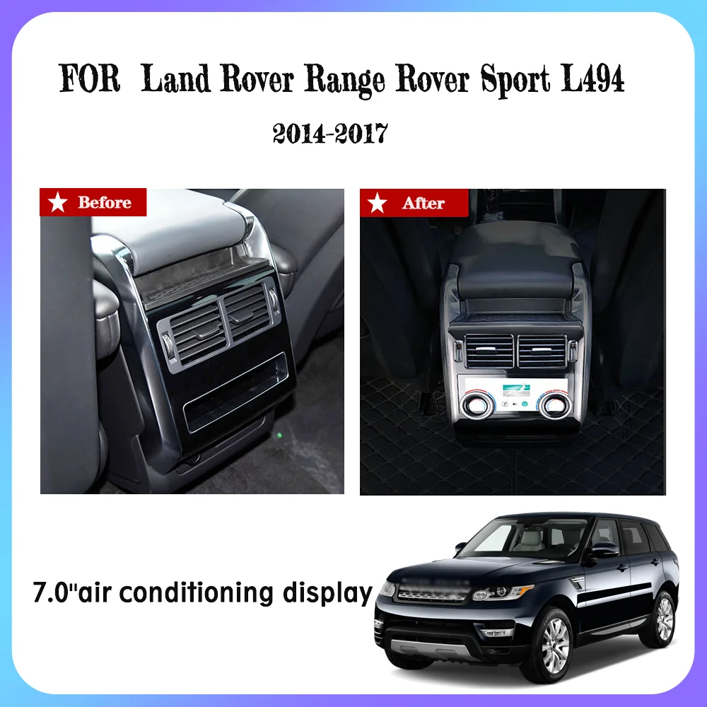 7.0-inch Android 13 Range Rover Sport L494 2014-2017 1024*600P rear multimedia touch screen LCD air conditioning