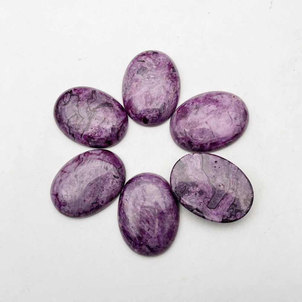 Fashion natural stone Rose agates beads for Jewelry making cabochon 30x40MM 6pcs no hloe charm ring accessories wholesale