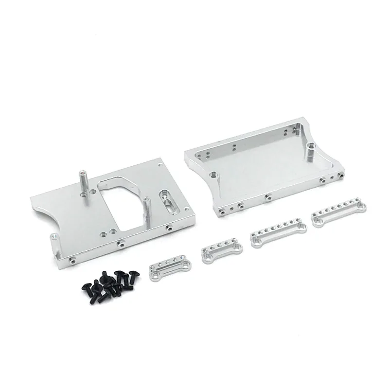 Metal Front and Rear Steering Servo Fixed Mounting Bracket Beam for WPL 1/16 and MN D90 D91 D96 D99 MN90 MN99S 1/12 RC Car