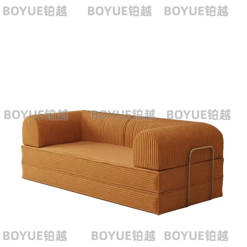 High Density Compressed Roll Bag Folding Sofa Bed Dual Purpose Living Room Double Couch Space Saving Convertible Furniture