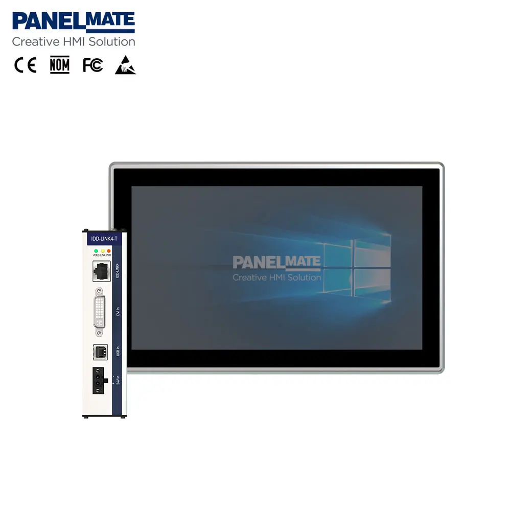 

18.5 Inch IP65 Rugged Explosion-Proof Industrial Control Panel ATEX-Ex HMI PLC KVM Waterproof Touchscreen Monitor for Industry