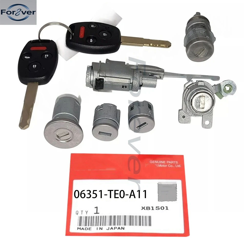 

Новый замок багажника с переключателем зажигания и ключами для Honda-a Accord 2003-2007 OEM 06351-TE0-A11