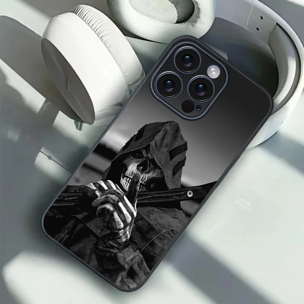 COD Call Of Duty G-Ghost Phone Case For iPhone 16 15 14 13 12 11 PRO MAX PLUS Mini TPU Soft to Skin-friendly case