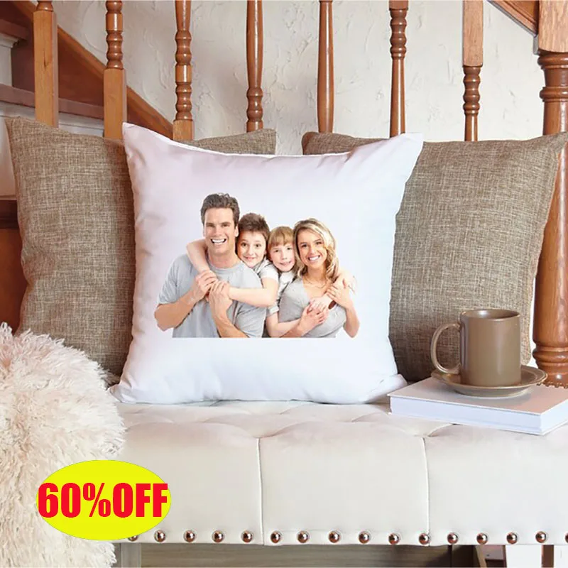 

Custom Photo Pillow Cover Personalized Couple Gift Wedding Anniversary Gift Home Decor Customized Picture Pillow Memorial Gift