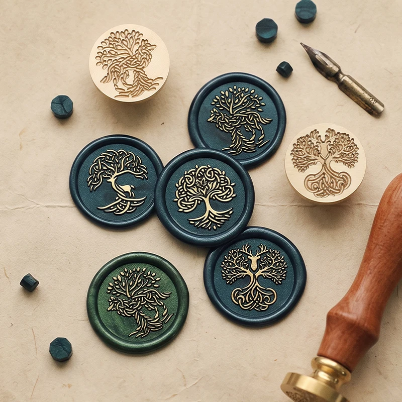 Tree Series Wax Seal Stamp Set - đánh giá và giá Wax Seal Stamp Set