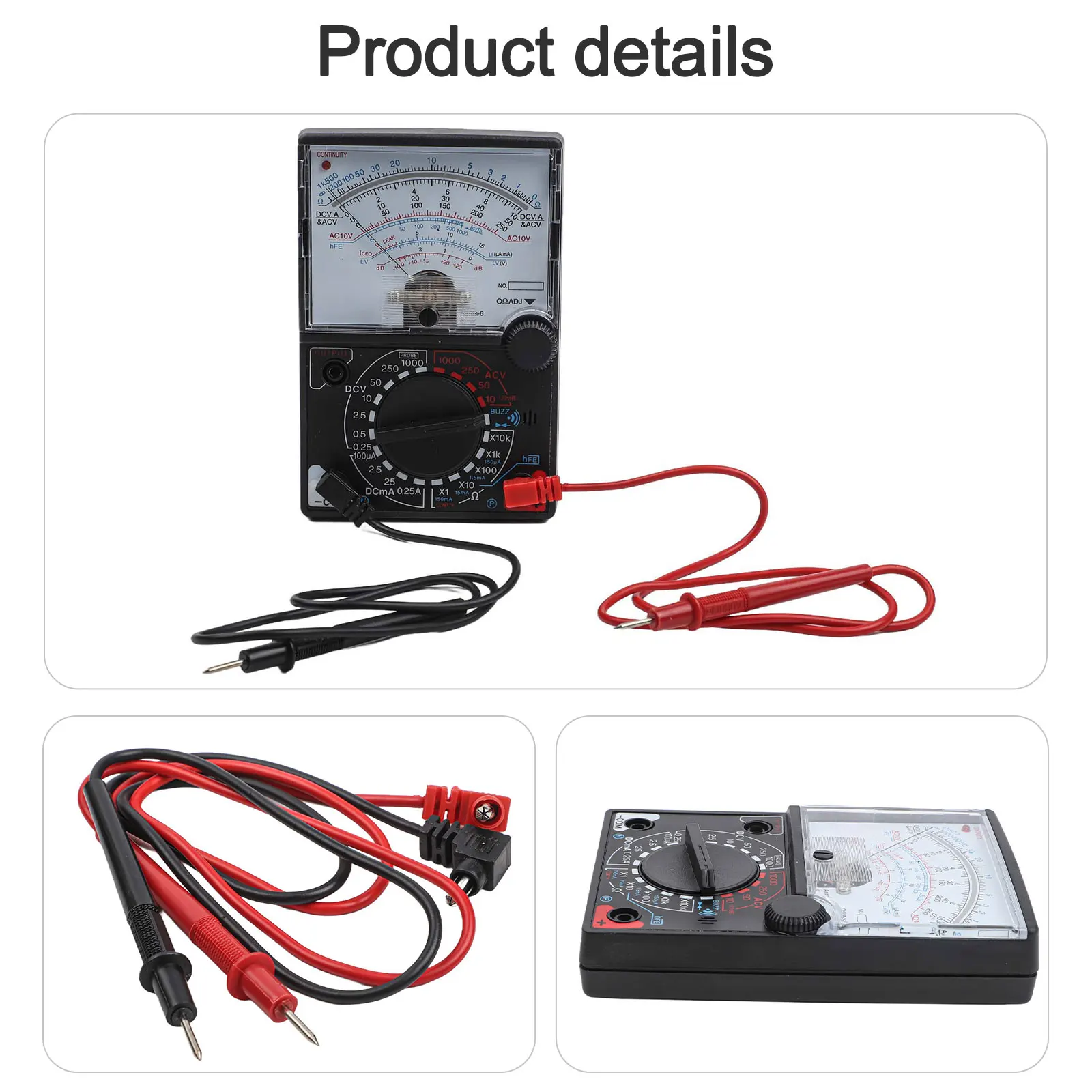 YX 360TRn Analog Multimeter Supporting Practical Skill Building in Voltage Drop Resistance Scaling and Current Flow Analysis