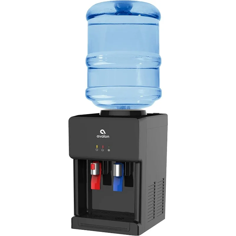 

Настольный диспенсер для охлаждения воды премиум-класса с верхней загрузкой и замком для безопасности детей. UL Listed - Черный