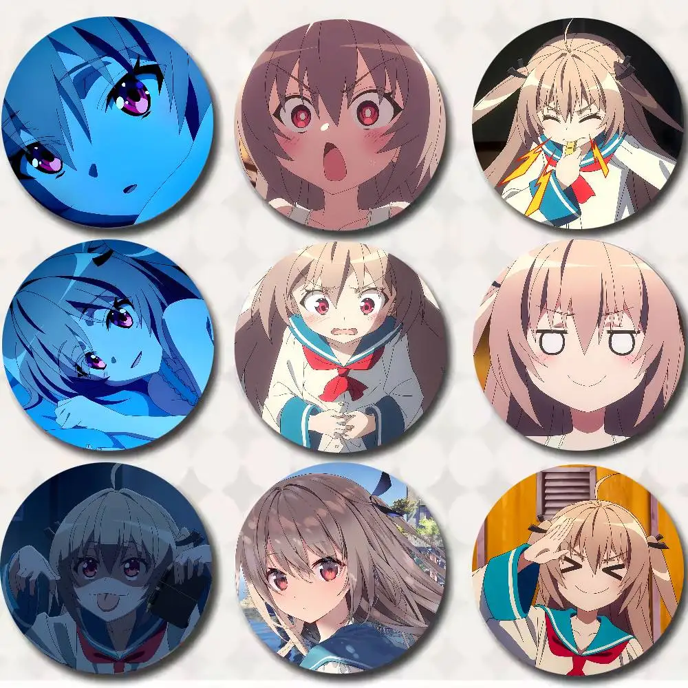 Fashion Popular Gaming Kawaii HOT Cute Girl ATRI Badge Metal Brooch for Bag Clothes Hat Decor Cosplay Accessories Gifts