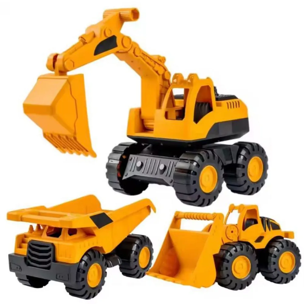 Inertial Sliding Digger 3 Styles Forklift Inertia Vehicle Small Excavator Plastic Dump Truck ToyDigger Vehicle For Children