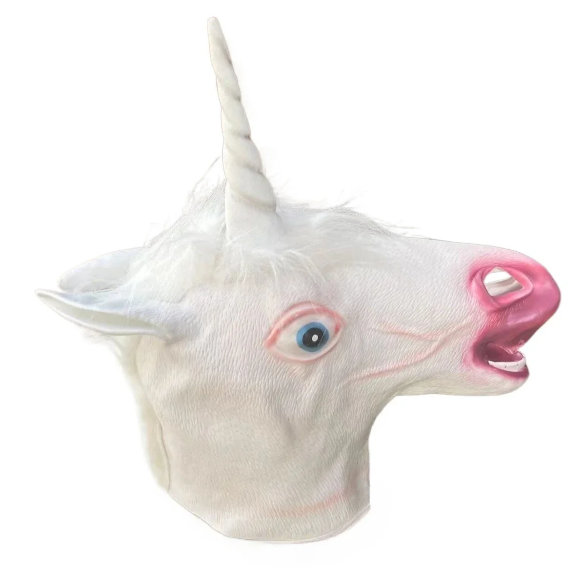 Cosplay Masks Animal Horse Head Unicorn Mask Helmets Latex Funny Dressed for Adult Halloween Party Masquerade Carnival Prop