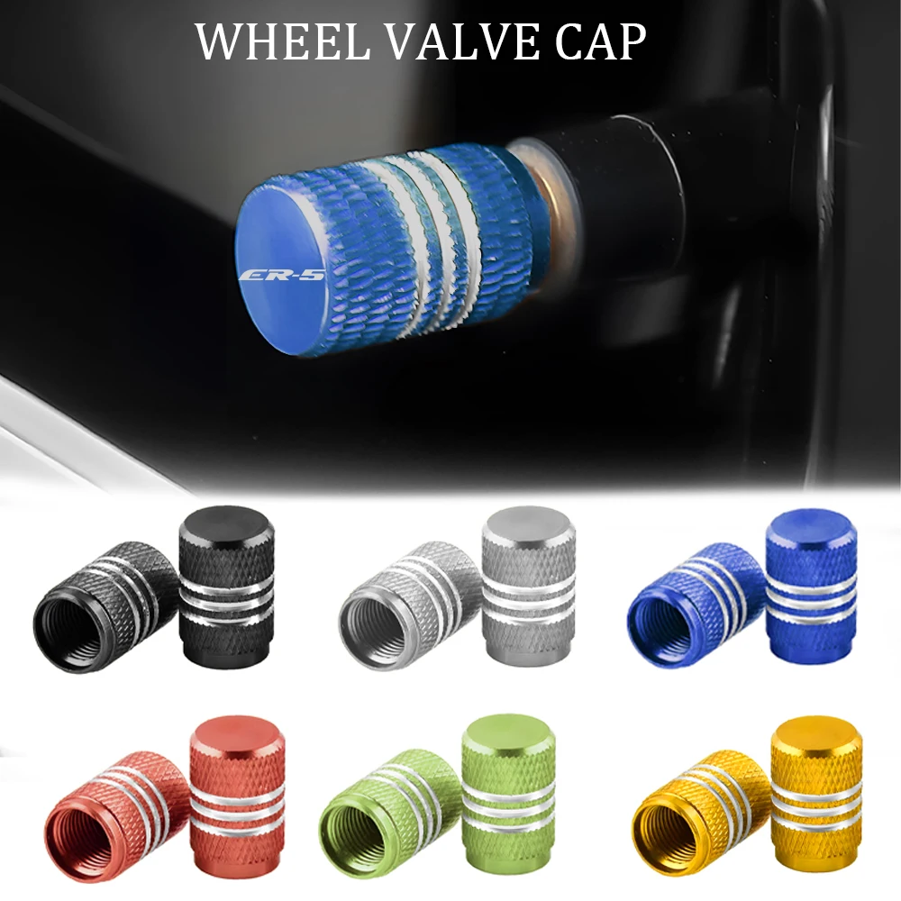 Motorcycle Tire Valve Cover Dustproof Caps Tyre Rim Covers for KAWASAKI ER 5 Accessories ER5 1997 1998 2001 2002 2003 2005 2006