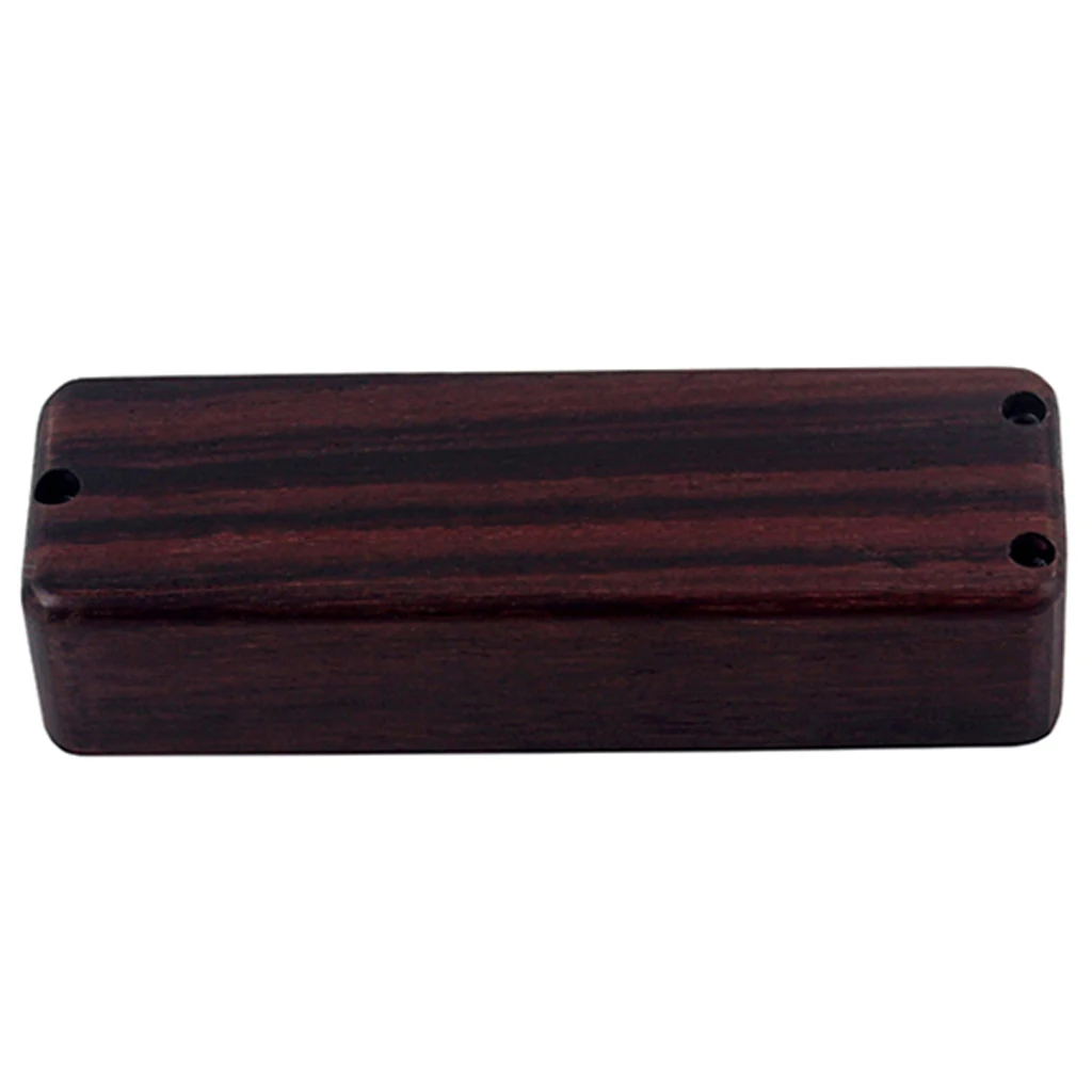 1pc Rose Wood Custom Bass Guitar Soapbar Pickup Cover Instrument Accessories