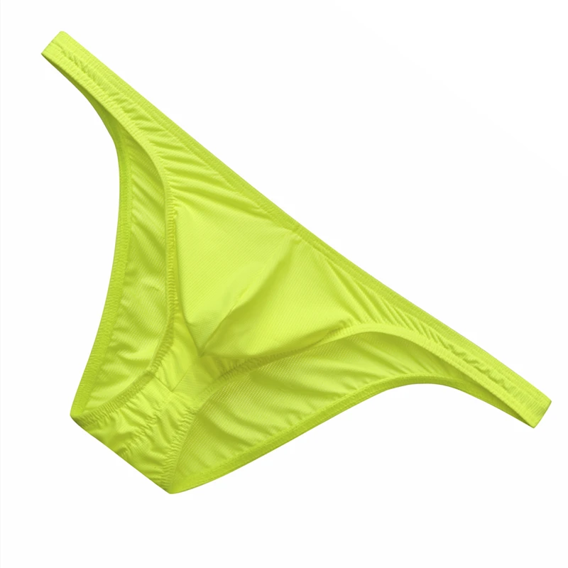Mens Bikini Briefs Underwear Mesh Breathable Male Mini Panties Cuecas Masculinas Hip Lifting Sexy Slip for Men Exotic Lingerie