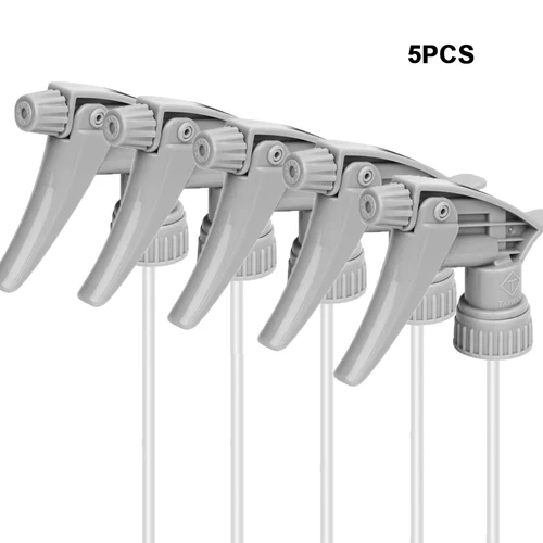 Rociador de gatillo ajustable, cabezal rociador de alta resistencia, resistente a ácidos y álcalis, para detalles de automóviles, limpieza de automóviles, hogar y jardín, 3/5 Uds.