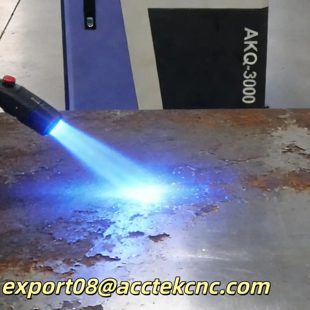 

Новинка 3000 Вт, продолжение волоконного лазера, ручная машина для очистки, водяное охлаждение для лазерной очистки металла, лазерная очистка от ржавчины металла