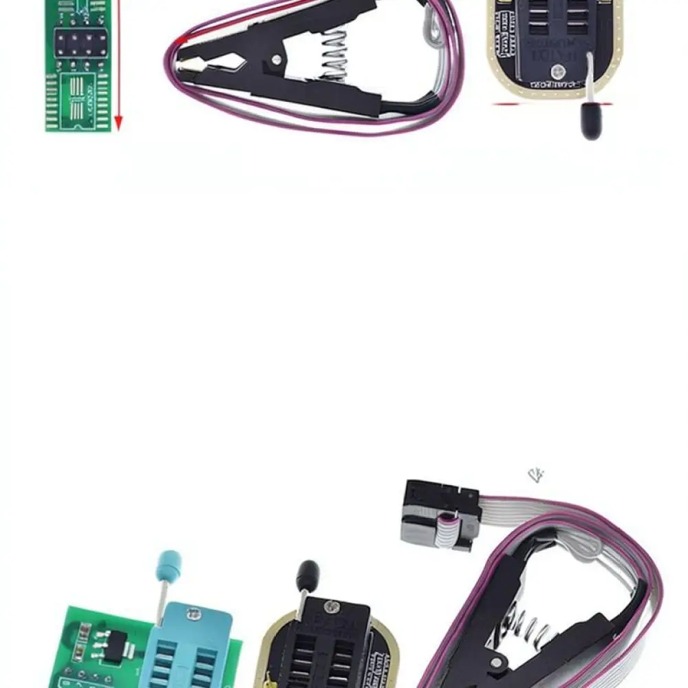 USB Programmer CH341B With SOP8 Clip Adapter For TZT Teng BIOS Flash IC Burner Firmware Update Hardware Repairing Module