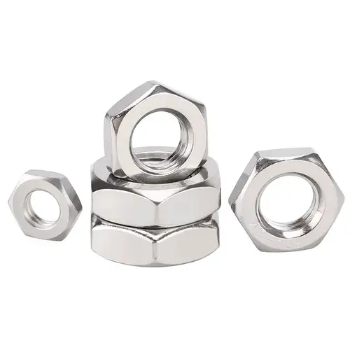 UNF 304 Stainless Steel Fine Tooth Thin Nuts M5 M6 M8 M10 M12 M14 M16 M18 M20 M22 Fine Thread Pitch Hex Nuts Pitch 1 1.25 1.5mm - Image 6