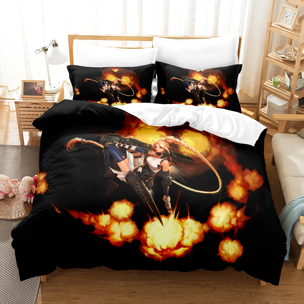 3D Printing Anime Game Dungeon & Fighter Bedding Set Single Double King Bed Set Children's Bedroom Duvet cover Set Home Textiles