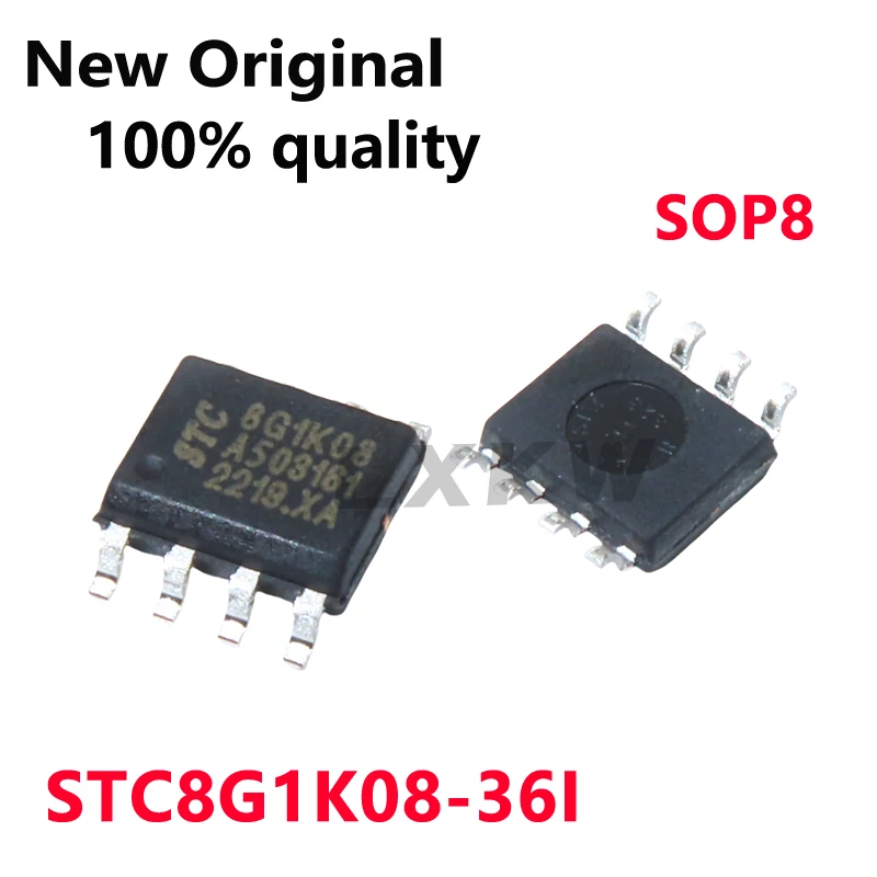 10-100PCS New Original 8G1K08 STC8G1K08-36I STC8G1K08-36I-SOP8 Hongjing single-chip microcomputer chip In Stock