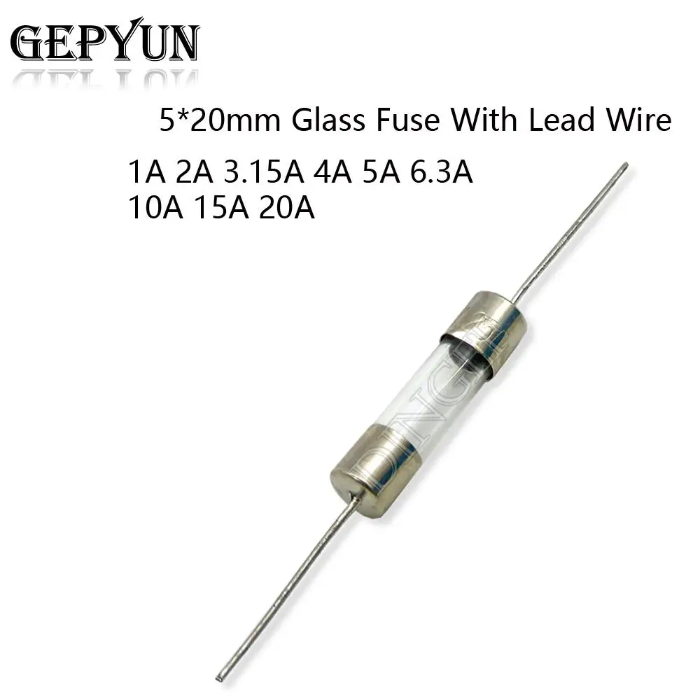 10PCS 5*20Mm Glass …