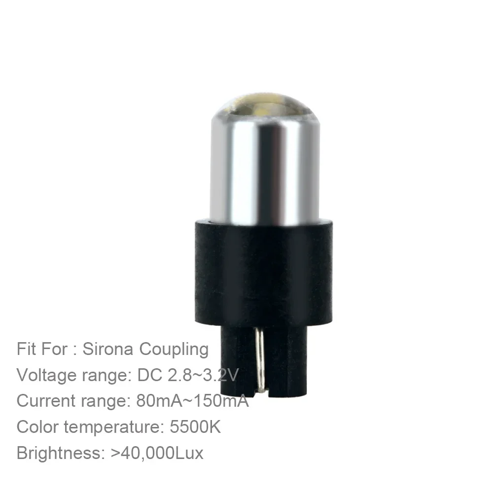 1pc Original Dental Oral Care LED Bulb Fiber Optic for High Speed Handpiece Quick Coupler Connector Fit for Kavo& NSK & Sirona