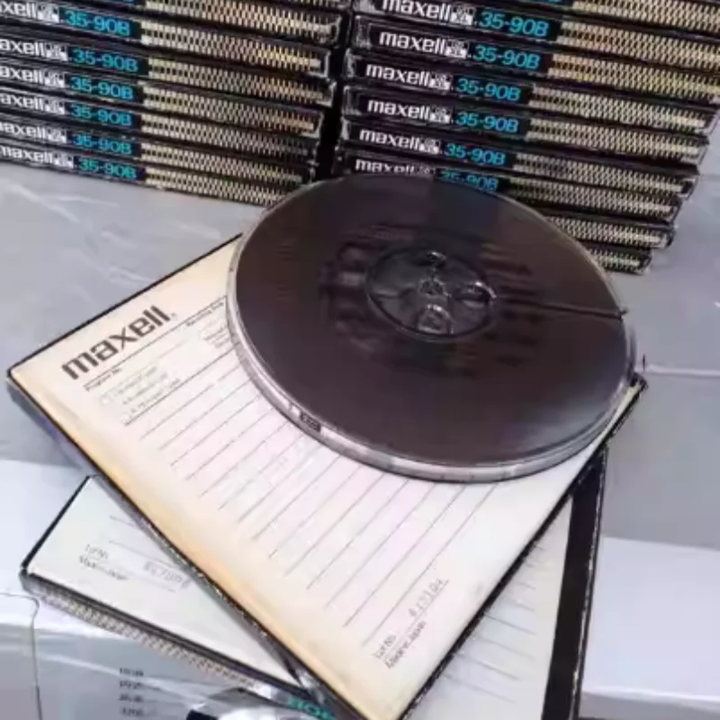 Maxell UDXL35-90B 7 Inch Reel to Reel Tape 550m Open Reel Recording Tape 35-90 Vintage Audio Tape for R2R Recorder