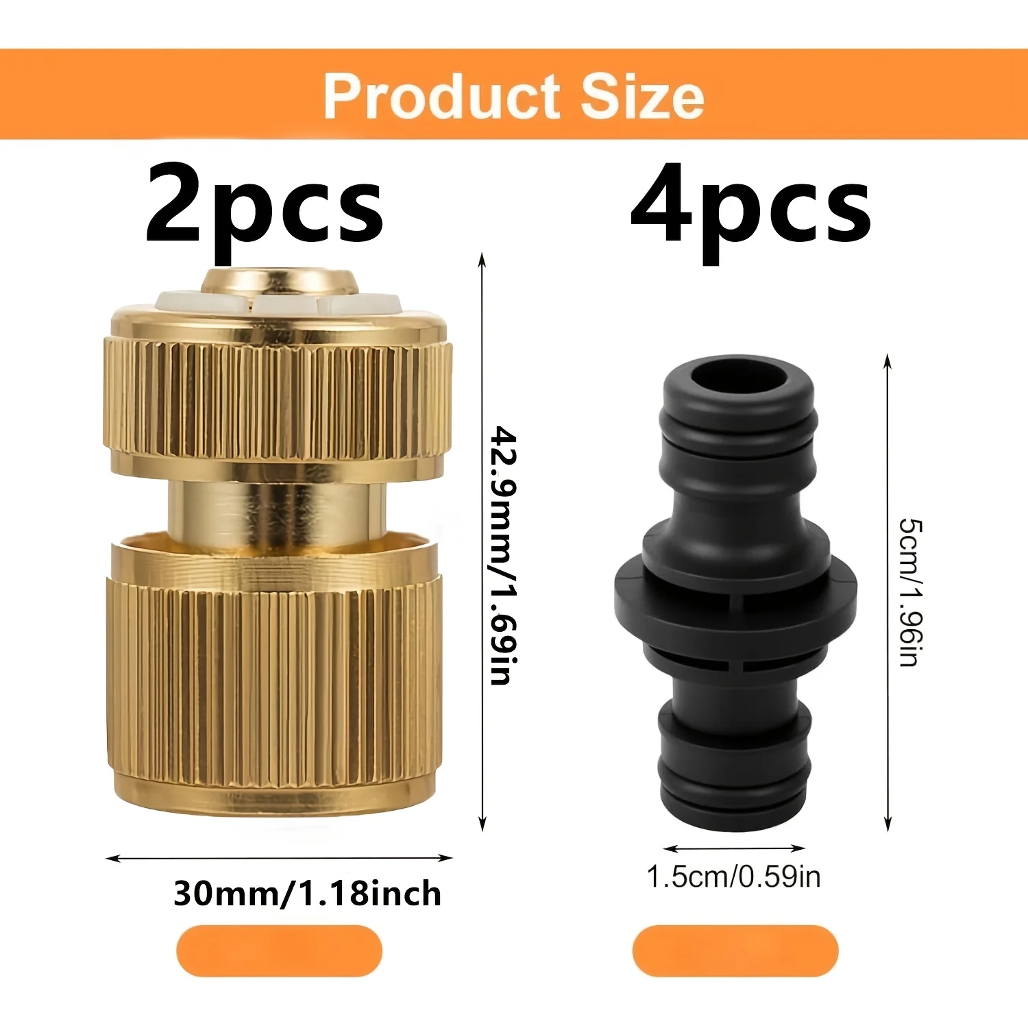 6PCS 1/2