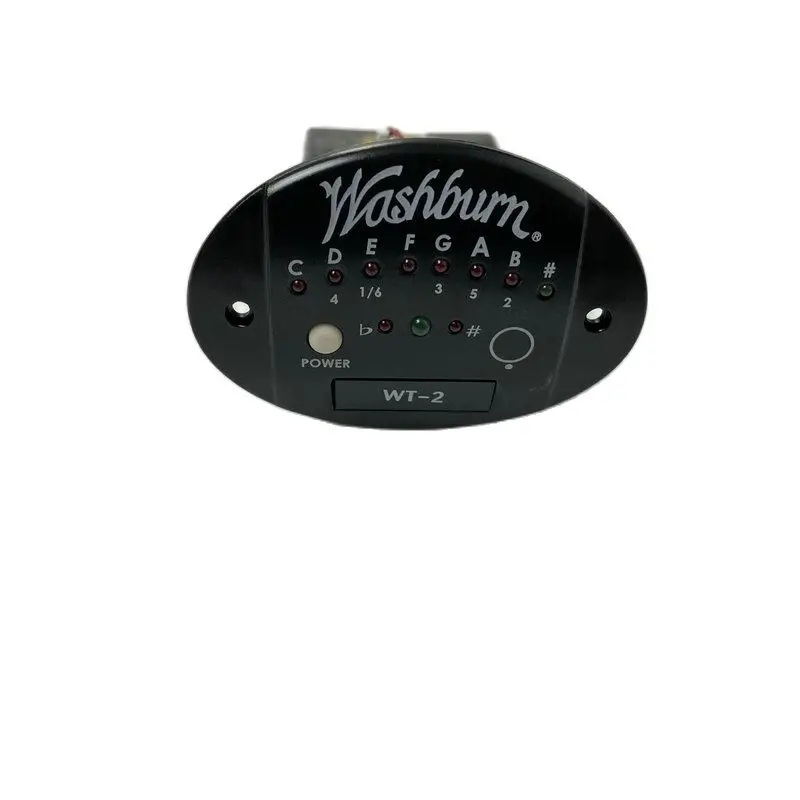 Made in Korea Genuine Washburn Onboard Chromatic Tuner for Acoustic Guitar needs Battary CR2032