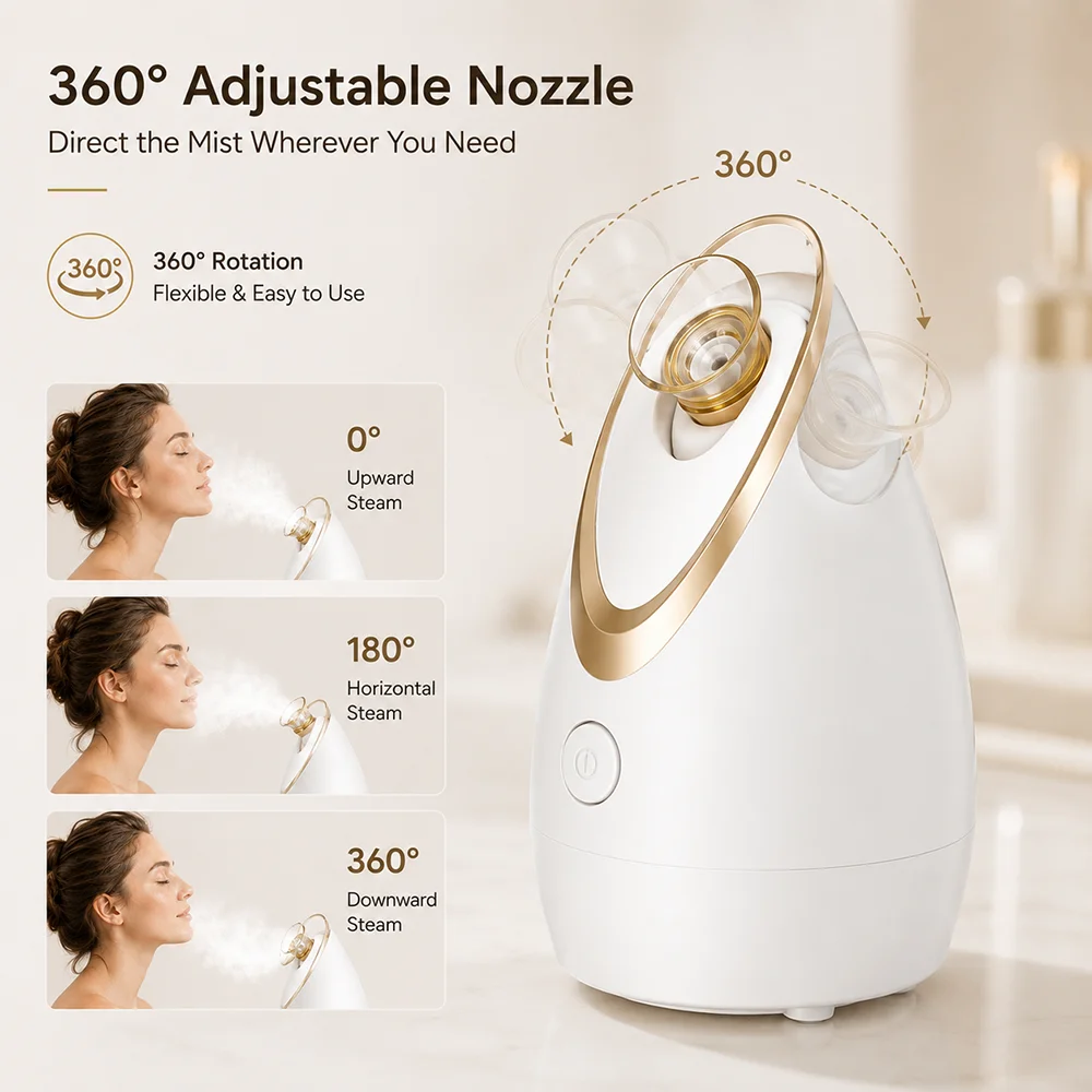 Портативный паровой увлажнител – обзор и цена Face Steamer