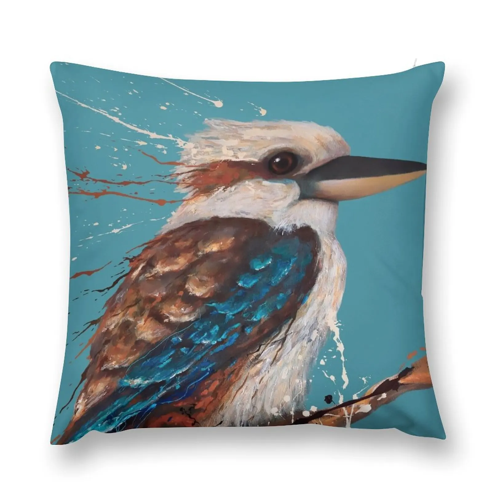 Kookaburra Throw Pillow Sofa Cushions Decorative Sofa Cushion luxury throw pillow covers Pillow Covers Decorative