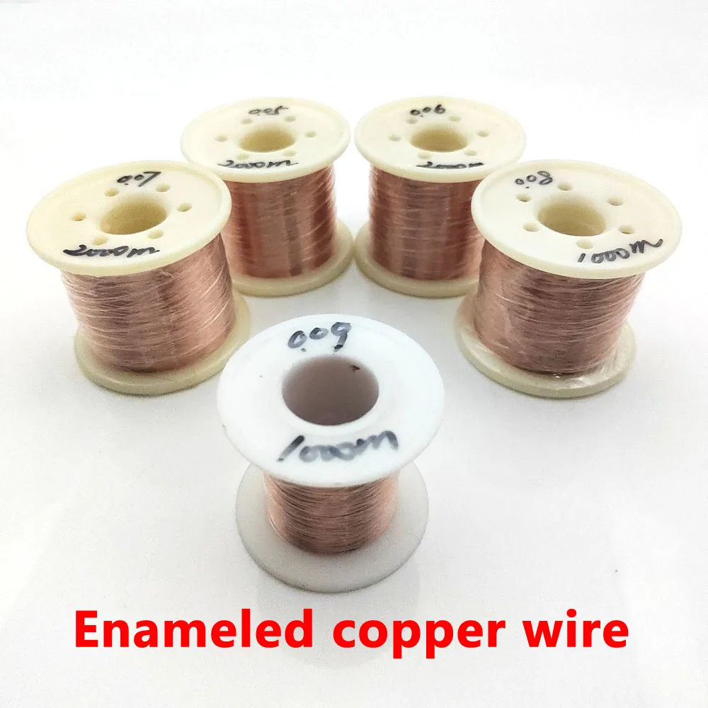 100g 1000M  10000M 0.3 0.4 0.5 0.6 0.7 0.8 0.9 1.1 1.2 MM Copper Wire Magnet Wire Enameled Copper Winding Wire Coil Winding Wire