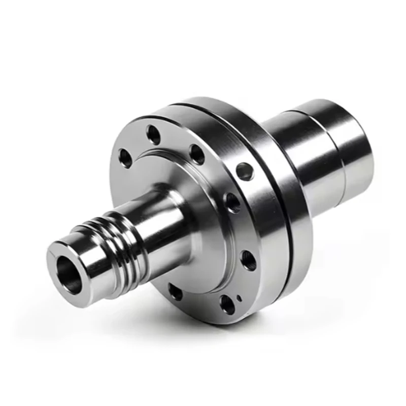 

Customized CNC machining service Stainless steel shaft parts machining flange connection shaft