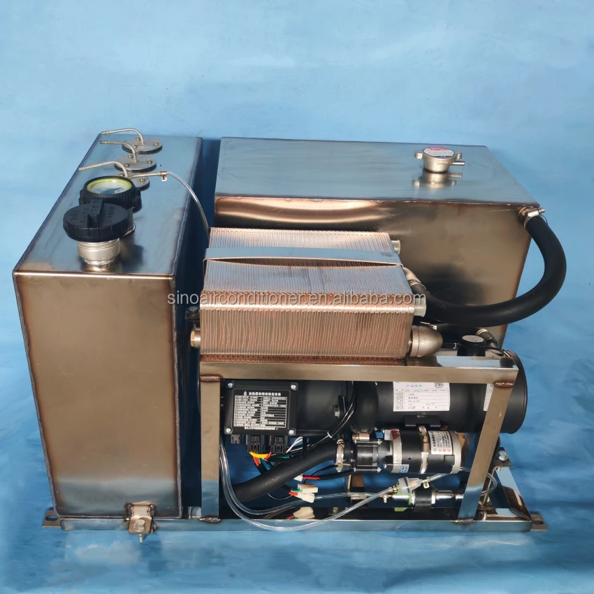 متنقل قافلة سائل التخييم 5KW 12KW 16KW 12V 24V وقوف السيارات كومبي الديزل سخان المياه والهواء ل Truma