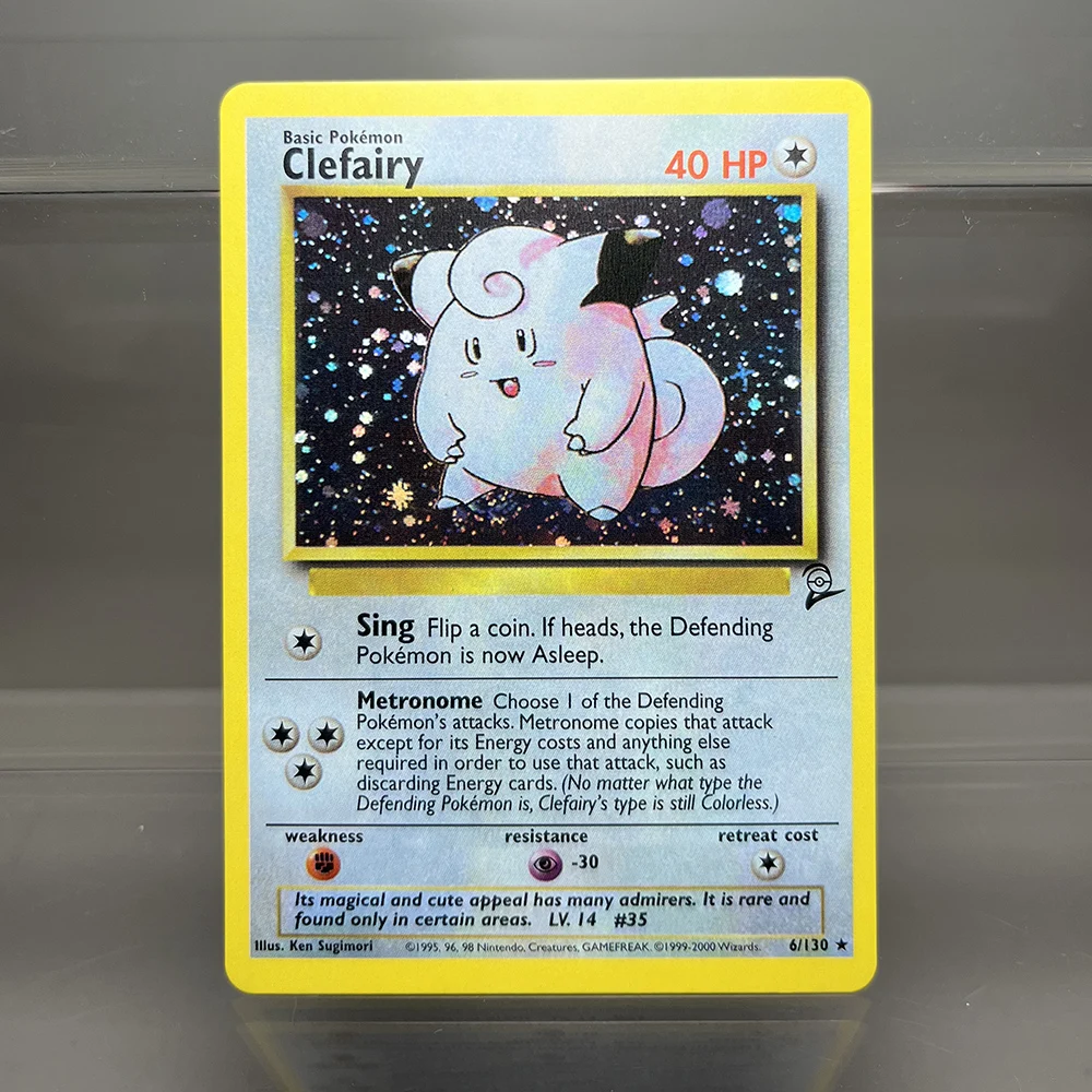 PKM-kaarten 1e editie Charizard Blastoise Dragonite 1996 Basisset Enkele foliekaarten Game Collection-kaarten PTCG Proxy-kaarten