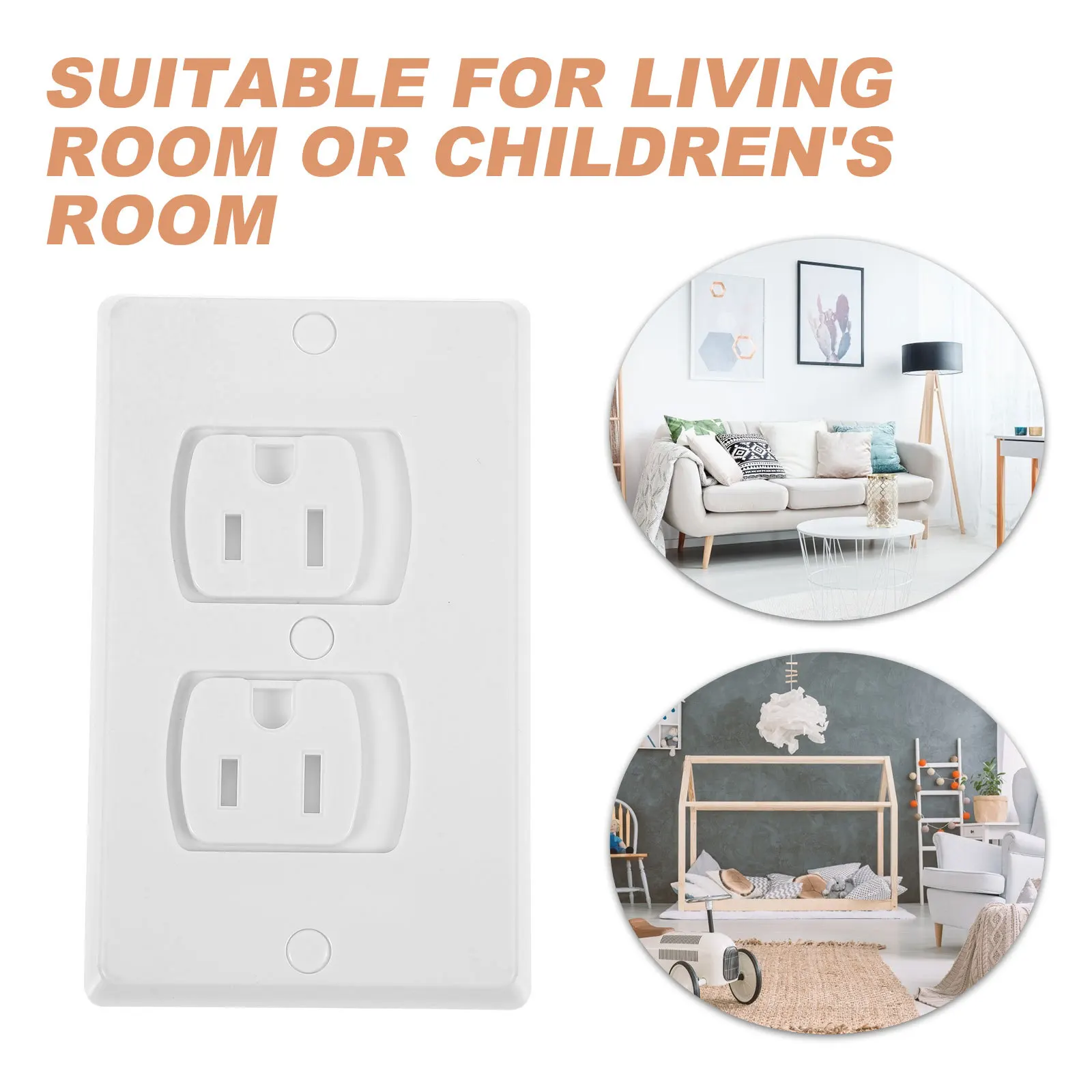 

10 шт. самозакрывающиеся крышки для электрических розеток, защита от детей, защитные настенные розетки, защитные крышки для розеток с защитой от детей