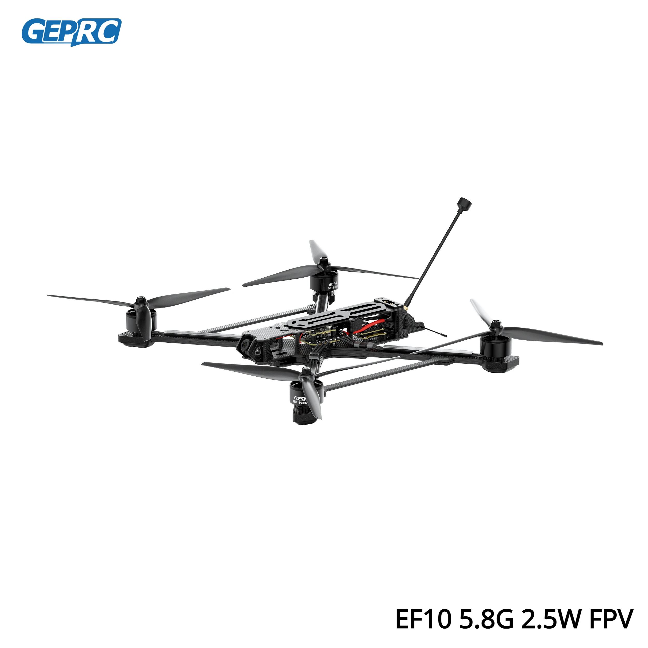 EF10 5.8G 2.5W Long Range FPV 10inch EM3115 KV900 TAKER BLS 80A ESC High-performance GEPRC RCQuadcopter Freestyle Drone Airplane