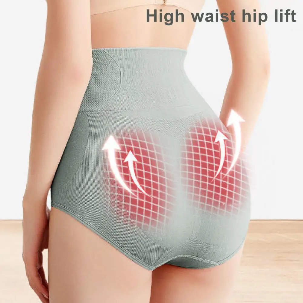 Plus Size Shaping Underpants High Waist Butt Lift Tummy Control Moisture Absorption Postnatal Tummy Control Briefs Women Supply