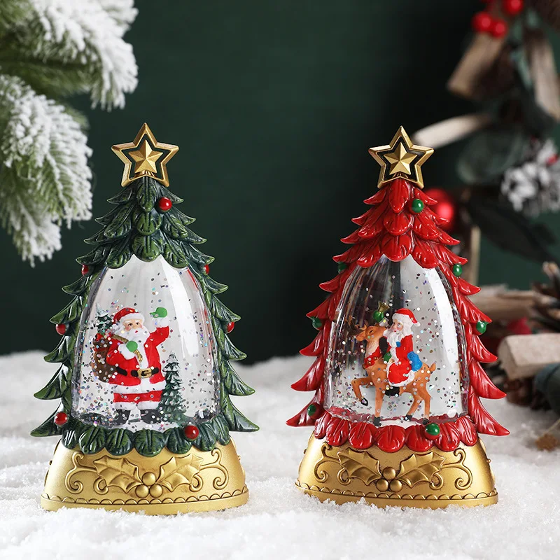 

LED Night Light Christmas Stanta Claus Snowman Lantern Lamp Xmas Tree Ornaments Hanging Light for Christmas New Year Party Decor