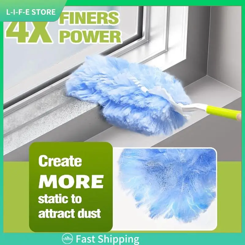 

Electrostatic Duster Double-Sided Adsorption Household Duster Multi-Function Replacement Kit Accessories-AA98