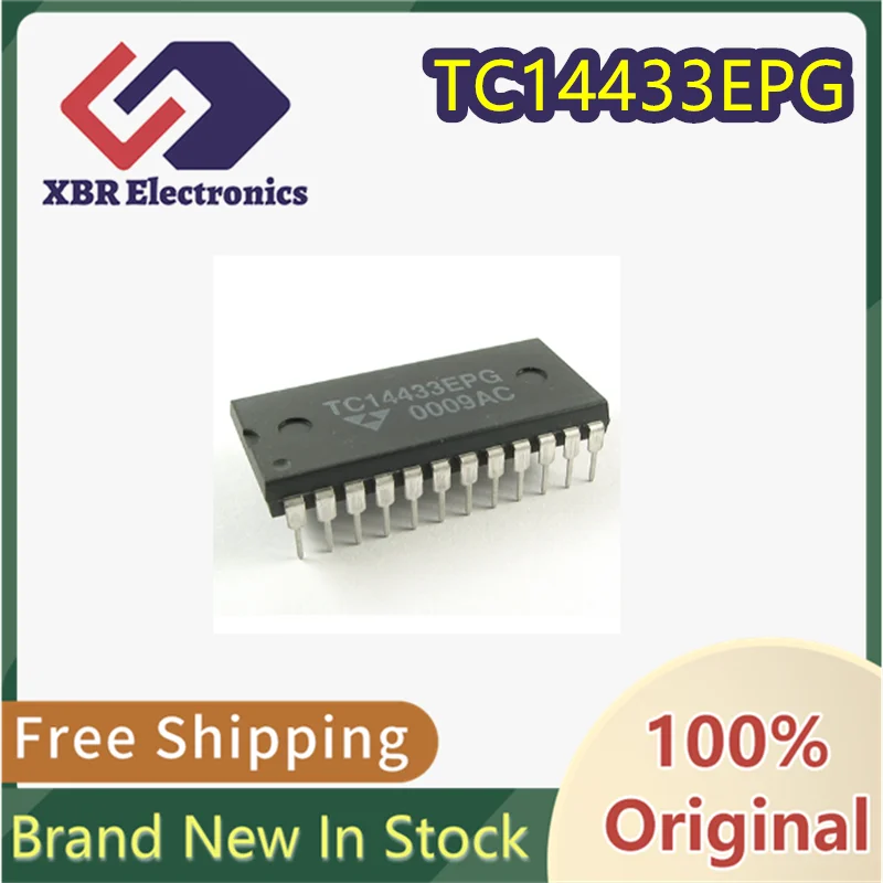 (3/30 pieces) TC14433EPG TC14433 Display Driver IC, Dual In-line Integrated DIP-24, Brand New Original, In Stock