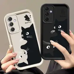 A55 Taichi Cat Sky Eye Ladder Phone Case For Samsung Galaxy A73 A72 A71 A70 A54 A53 A52 A51 A50 A35 A34 A33 A32 A31 Cover