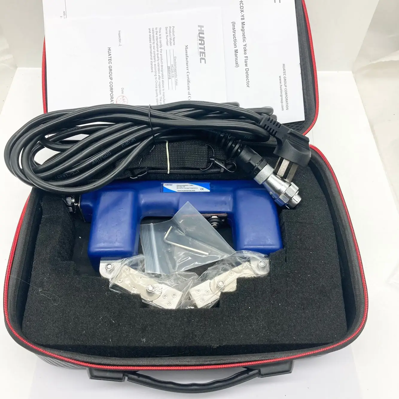 Detección de fallas de partículas magnéticas Magnetización local Detector de fallas de yugo magnético