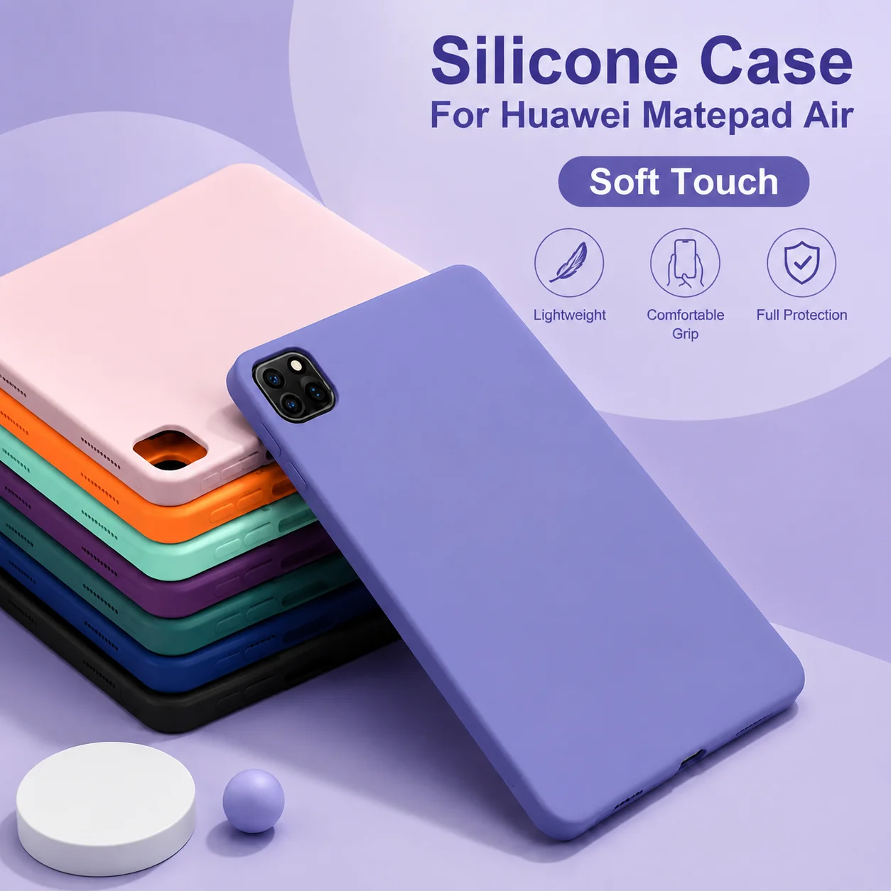 Soft Silicone Case for Huawei Matepad air 11.5 12 Slim Protective Cover Huawei Matepad 11.5 2026 11.5S 2024 2025 Funda Shell