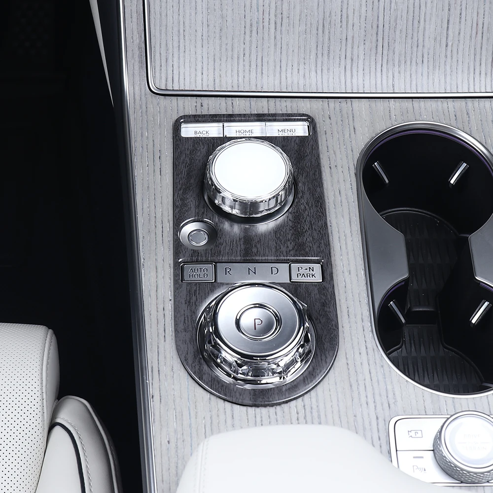 

Автомобильная накладка на центральную консоль, защитная крышка центрального переключения передач, материал ABS для Genesis GV80 PE 2025, левый руль