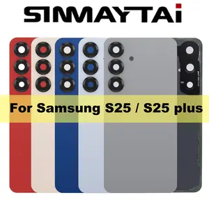 Bilashmart Samsung Galaxy S25 S25 plus S931B S931B/DS S936 S936U Back Cover Repair Parts Door With Lens Back Glass Battery Cover Case