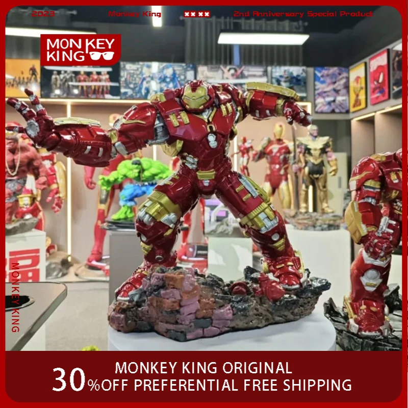 

37 см Фигурка комиксов Marvel Железный человек Mk44 Магнитная присоска Аниме Коллекция Модель Настольный орнамент Украшения Детские подарки Игрушки