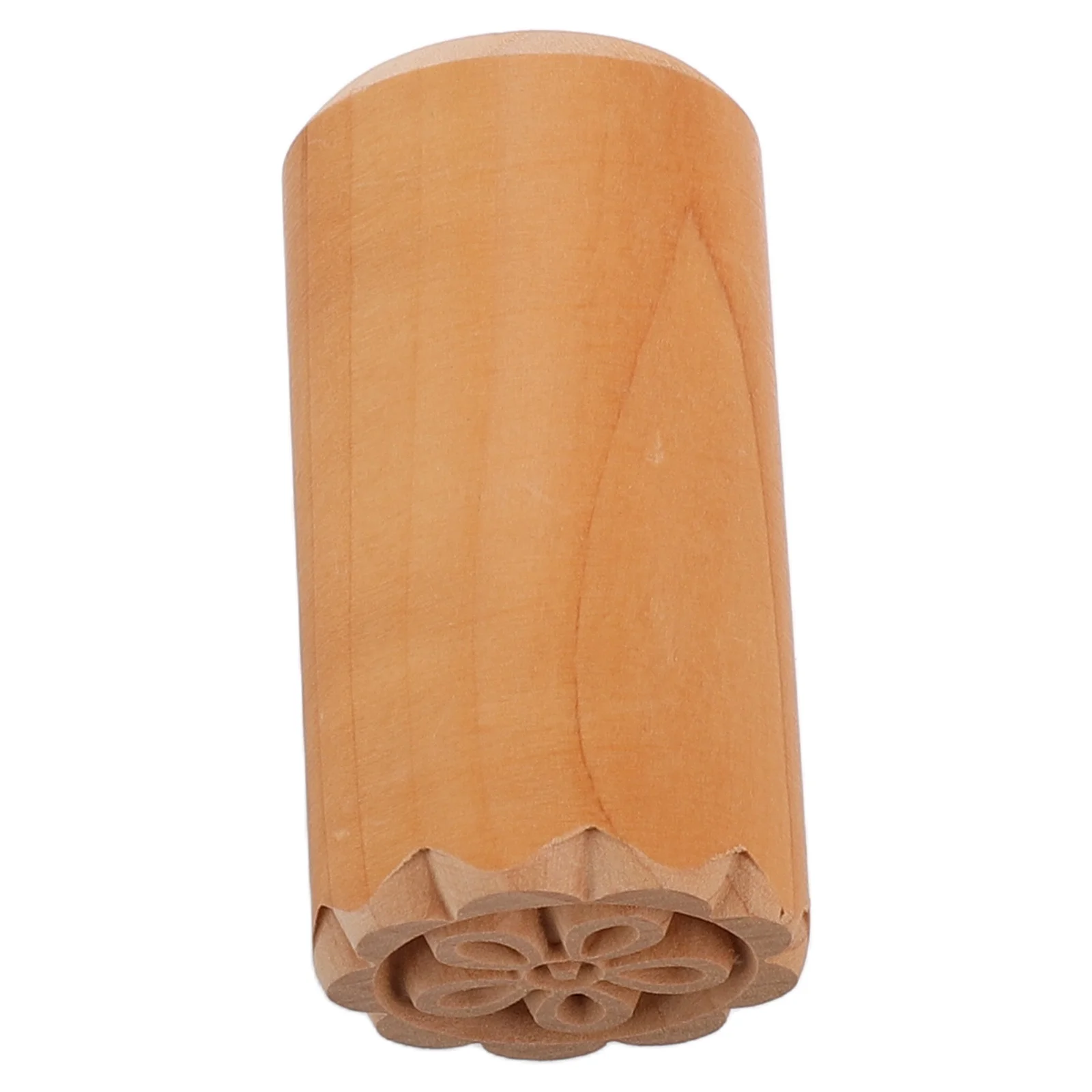 

Wooden Embossing Tool Floral Stamps Hand Carved Wooden Blocks Stamps for Baking Crafting Card Making Decorative