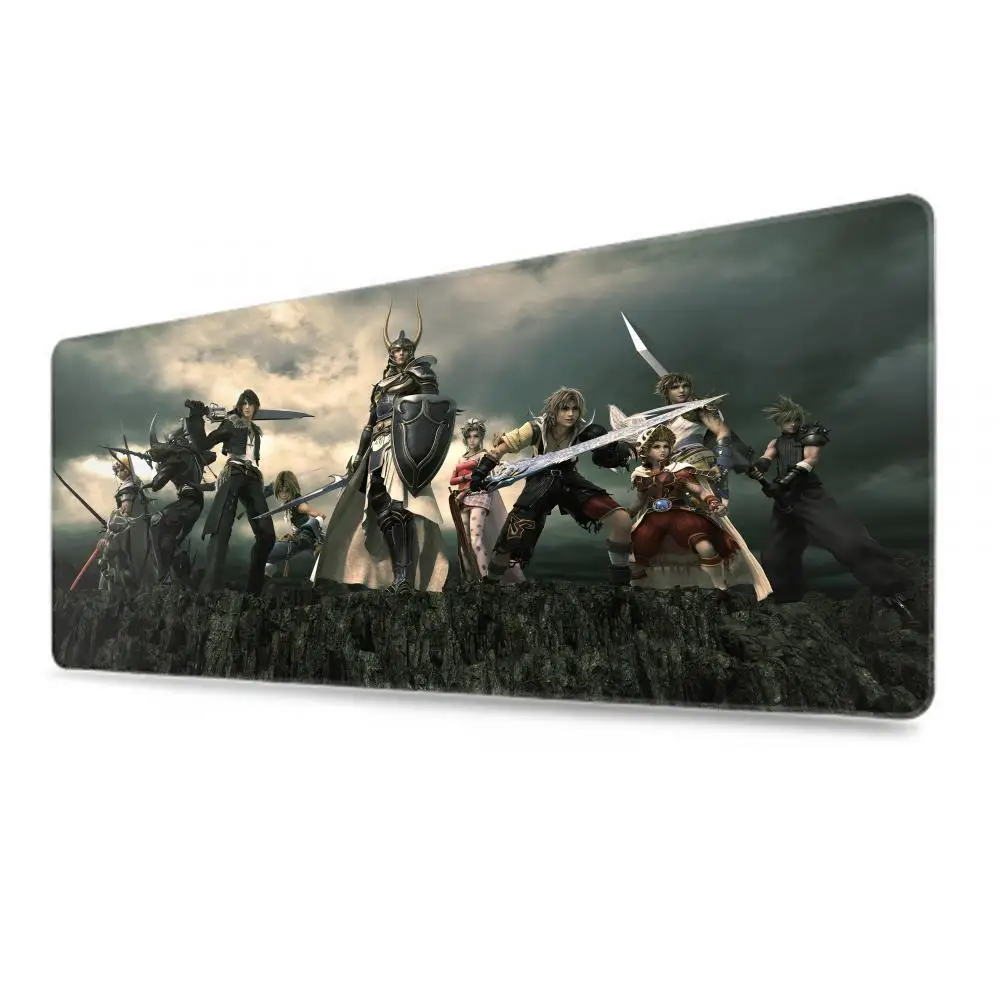 Final Fantasy duża podkładka pod klawiaturę ochraniacz na stół ergonomiczna podkładka pod mysz Xxl gumowe akcesoria dla graczy Laptop dywan biurowy Mausepad