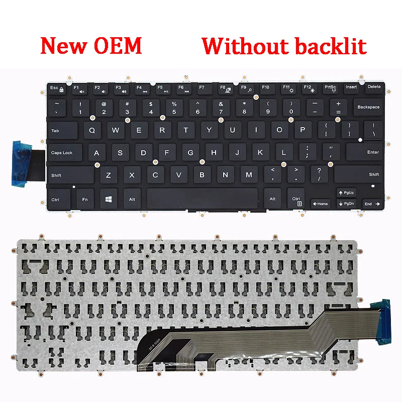 New Original Laptop Keyboard For DELL Inspiron 3480 3481 3482 3490 3493 Latitude E3490 L3490 P89G