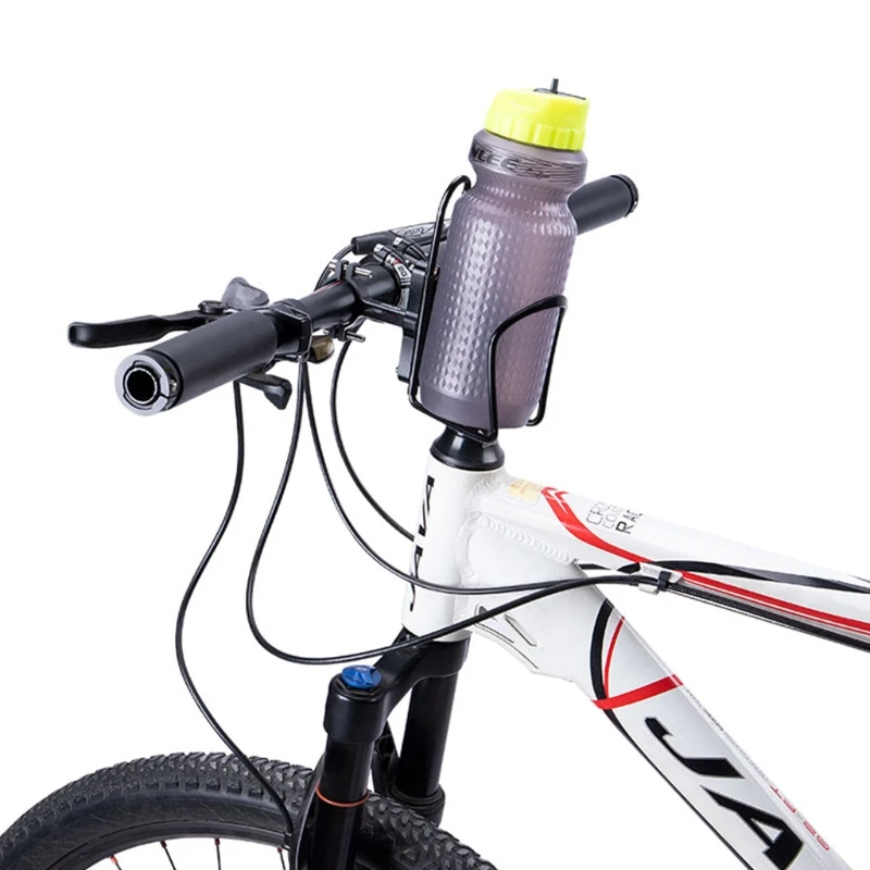 1pcs Adjustable Bicycle Water Bottle Holder  MTB Bike Adapter Double Bottle Cage Adapter Mount Handlebar Rack Mount